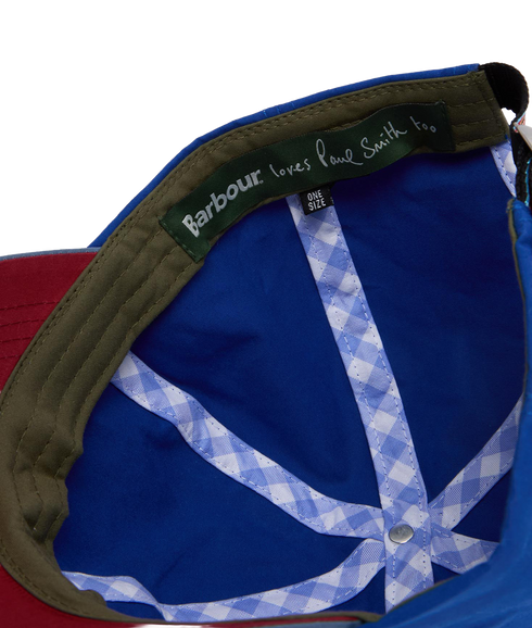Barbour X Paul Smith Cap - Royal Blue