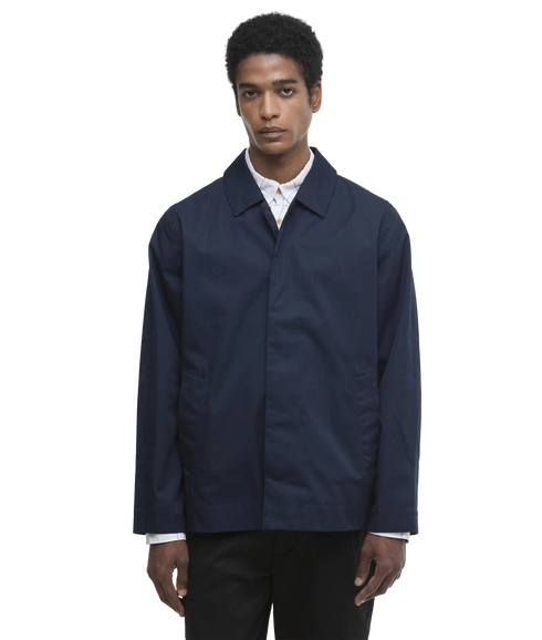 Short Rokig Waterproof Jacket - Navy/Highland Loch