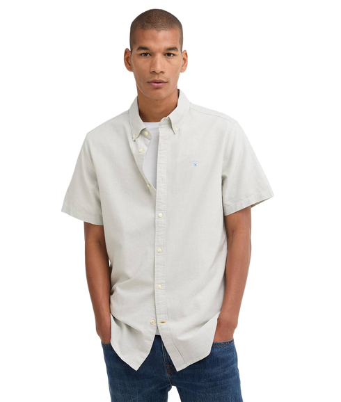 Oxtown Ss Tailored Shirt - Sea Green
