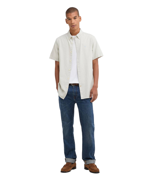 Oxtown Ss Tailored Shirt - Sea Green