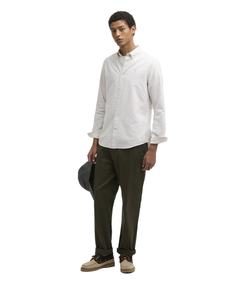 Striped Oxtown Tailored Shirt - Stone