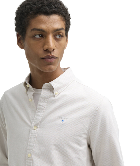 Striped Oxtown Tailored Shirt - Stone