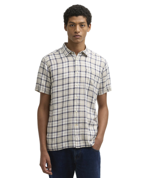 Midfield Tartan Summer Fit Shirt - Oban Mist Tartan