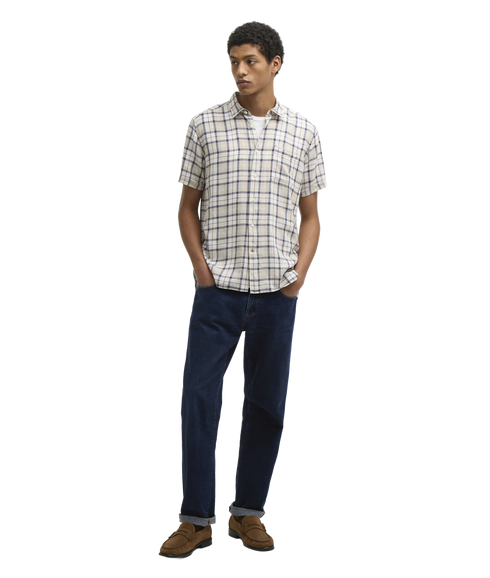 Midfield Tartan Summer Fit Shirt - Oban Mist Tartan