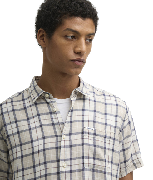 Midfield Tartan Summer Fit Shirt - Oban Mist Tartan