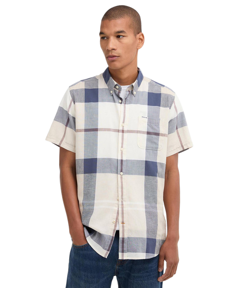 Douglas S/S Tailored Shirt - Oban Mist Tartan