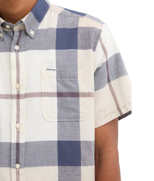 Douglas S/S Tailored Shirt - Oban Mist Tartan