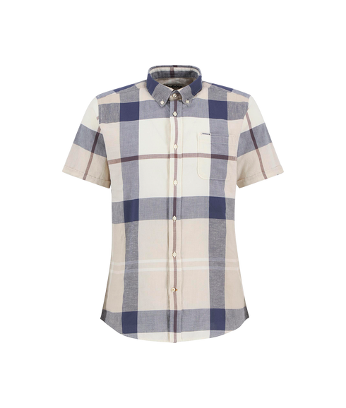 Douglas S/S Tailored Shirt - Oban Mist Tartan