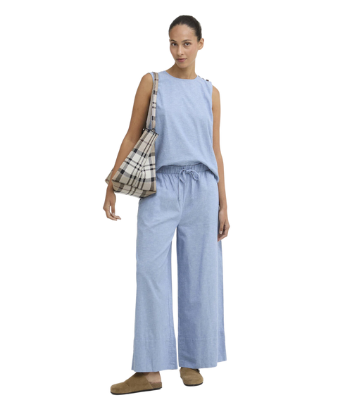 Josie Trousers - Light Chambray