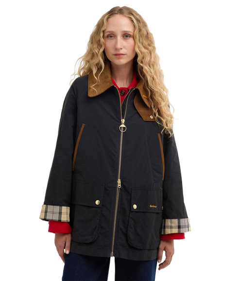 Icons Bedale Showerproof Jacket - Dark Navy/Dress