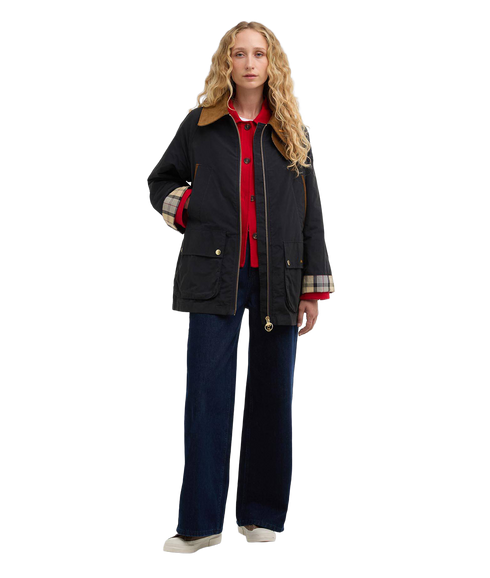 Icons Bedale Showerproof Jacket - Dark Navy/Dress