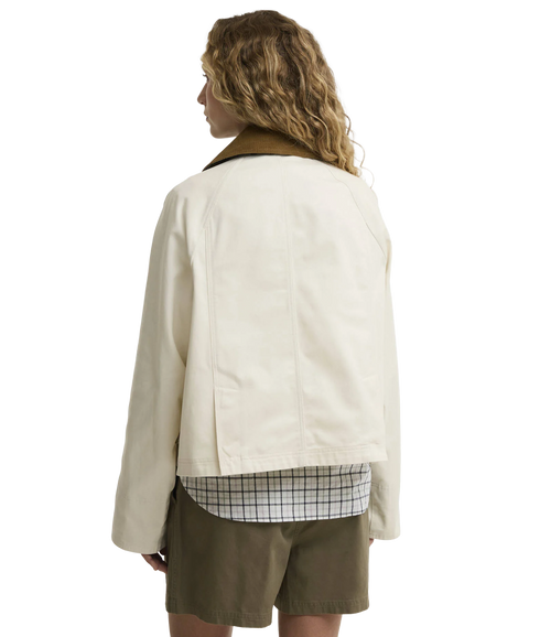Cropped Beadnell Casual Jacket - Light Pearl/Dress/Beige