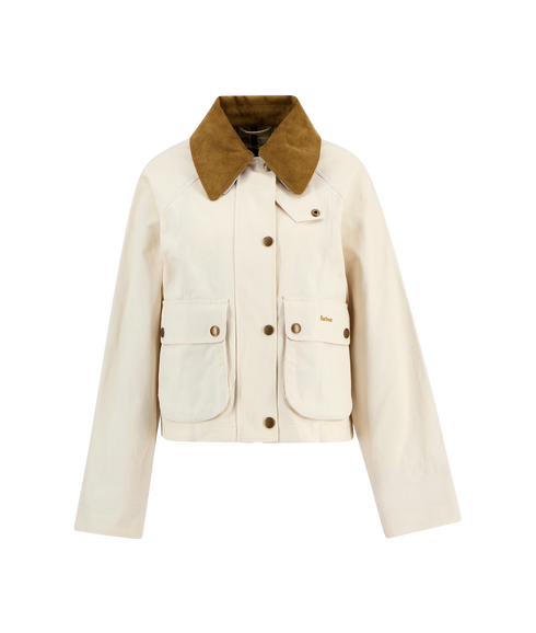 Cropped Beadnell Casual Jacket - Light Pearl/Dress/Beige