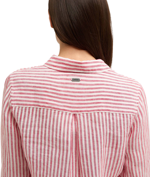 Marine Shirt - Poppy Red Stripe