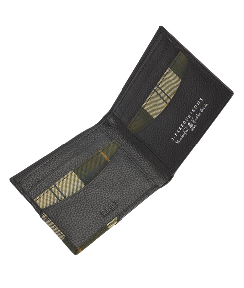 Tarbert Leather Wallet - Black/Ancient