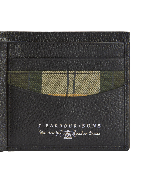 Tarbert Leather Wallet - Black/Ancient
