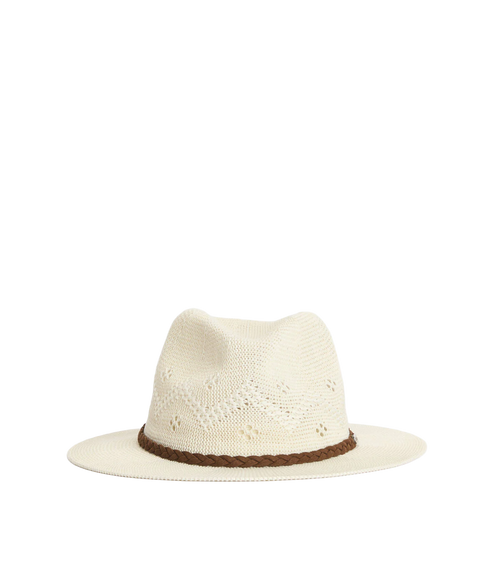 Flowerdale Trilby Summmer Hat - Cream