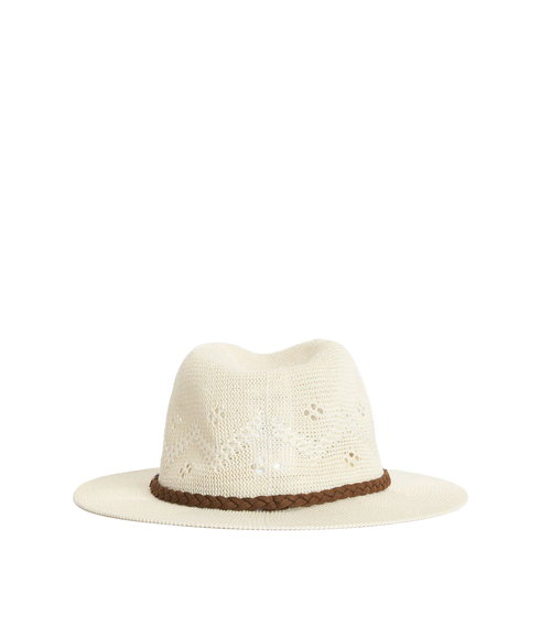Flowerdale Trilby Summmer Hat - Cream