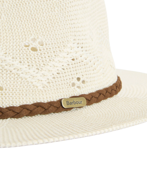Flowerdale Trilby Summmer Hat - Cream