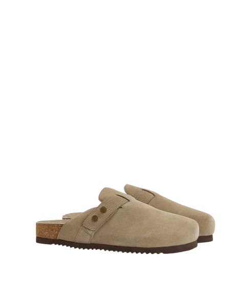 Bowman Sandal - Taupe Suede