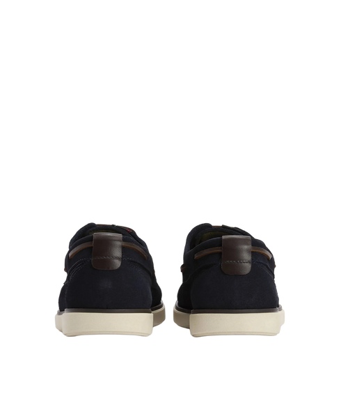 Rothley Boat Shoe - Navy Suede