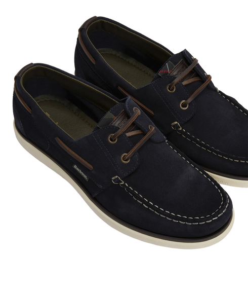 Rothley Boat Shoe - Navy Suede
