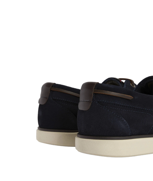 Rothley Boat Shoe - Navy Suede