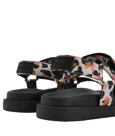 Caitlin Sandal - Leopard Print