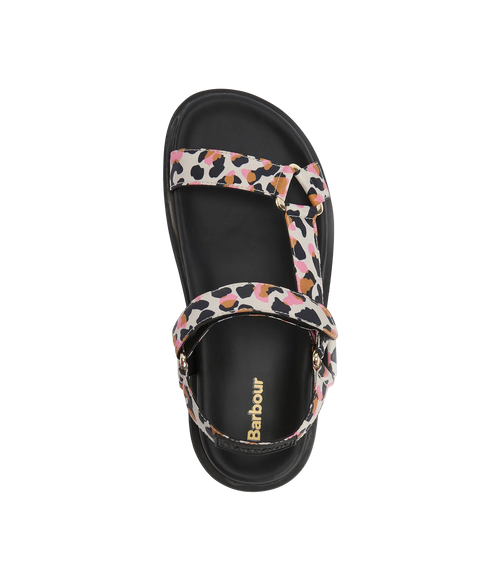 Caitlin Sandal - Leopard Print
