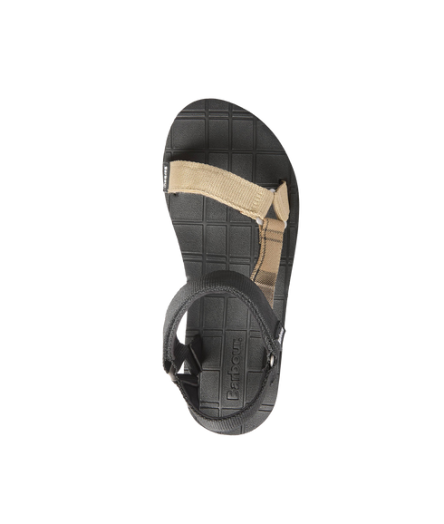 Mila Sandal - Black/Dress Tartan