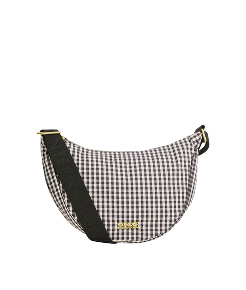 Boulevard Shoulder Sling Bag - Black/White Check