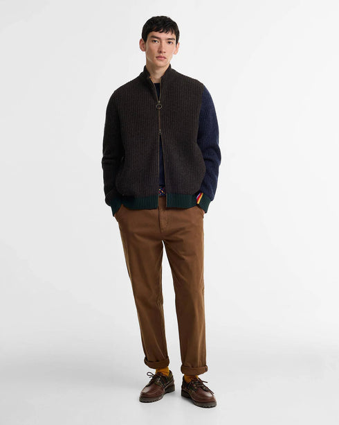 Barbour X Paul Smith Gamefair Cardigan - Russet