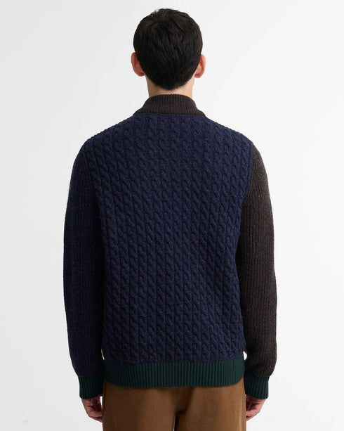 Barbour X Paul Smith Gamefair Cardigan - Russet