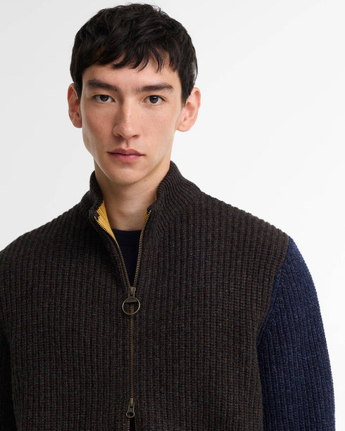 Barbour X Paul Smith Gamefair Cardigan - Russet