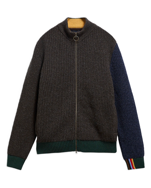 Barbour X Paul Smith Gamefair Cardigan - Russet