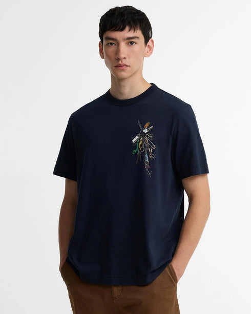 Barbour X Paul Smith Key T-Shirt - Navy