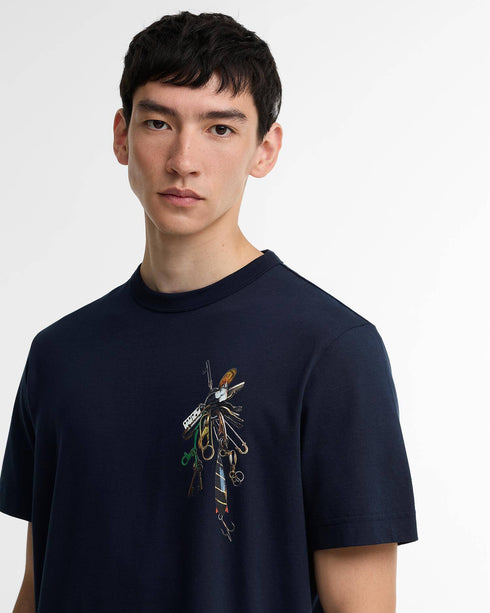 Barbour X Paul Smith Key T-Shirt - Navy
