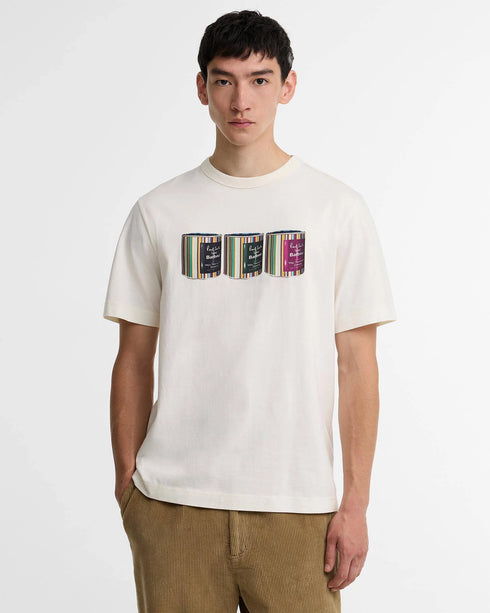 Barbour X Paul Smith Tinned T-Shirt - Whisper White