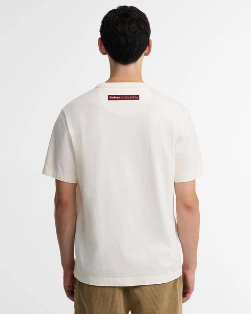 Barbour X Paul Smith Tinned T-Shirt - Whisper White