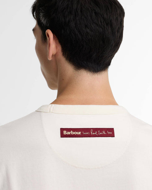 Barbour X Paul Smith Tinned T-Shirt - Whisper White