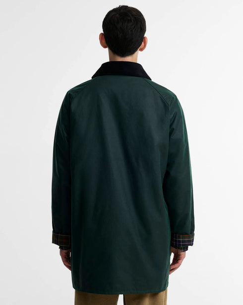 Barbour X Paul Smith Gamefair Wax Jacket - Bottle Green