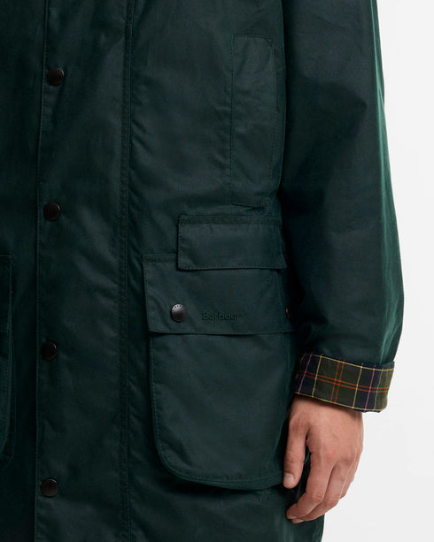 Barbour X Paul Smith Gamefair Wax Jacket - Bottle Green