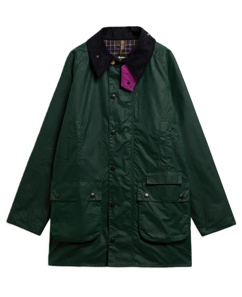 Barbour X Paul Smith Gamefair Wax Jacket - Bottle Green