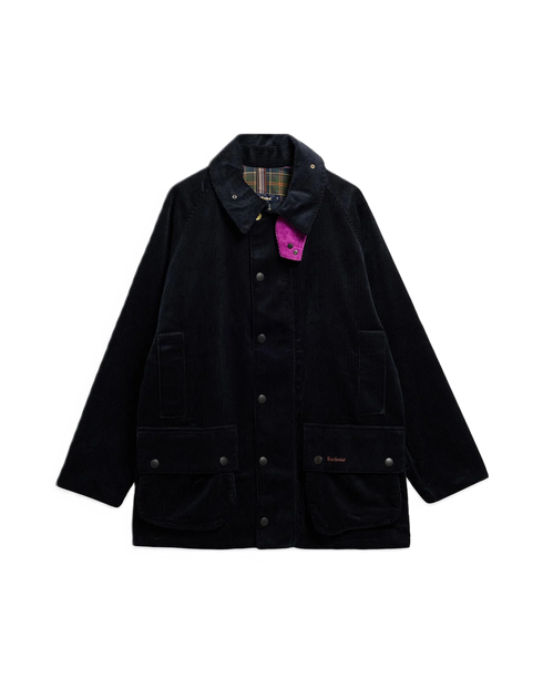 Barbour X Paul Smith Cord Beaufort Casual Jacket - Dk Navy