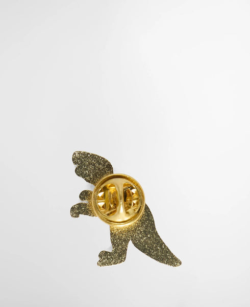 Barbour X Paul Smith Pin Badge - Blue Dinosaur