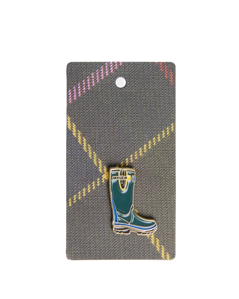 Barbour X Paul Smith Pin Badge - Welly Boot
