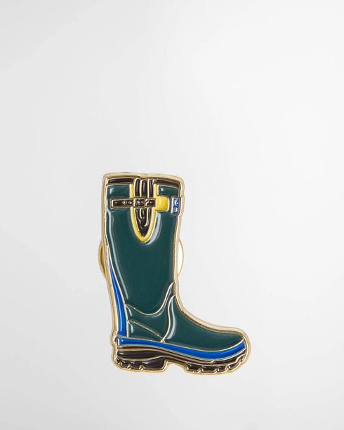Barbour X Paul Smith Pin Badge - Welly Boot