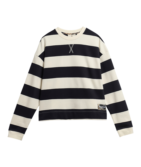 Eva Sweatshirt - Cloud/Dark Navy