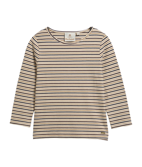 Wynn Striped Top - Birchwood Stripe