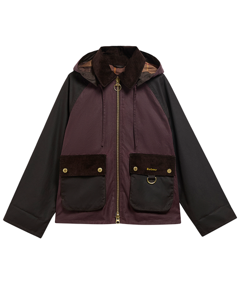 Carville Wax Jacket - Rustic/Bordeaux/Muted